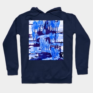 Trees in blue Hoodie